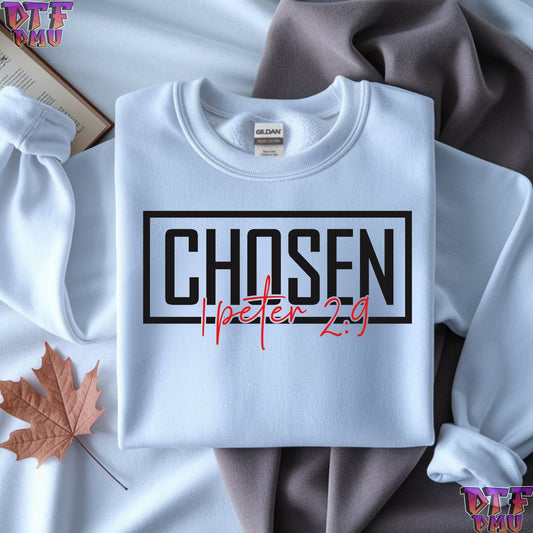 CHOSEN Christian DTF Transfer Print.