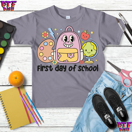 FIRST DAY Of School DTF Transfer Print