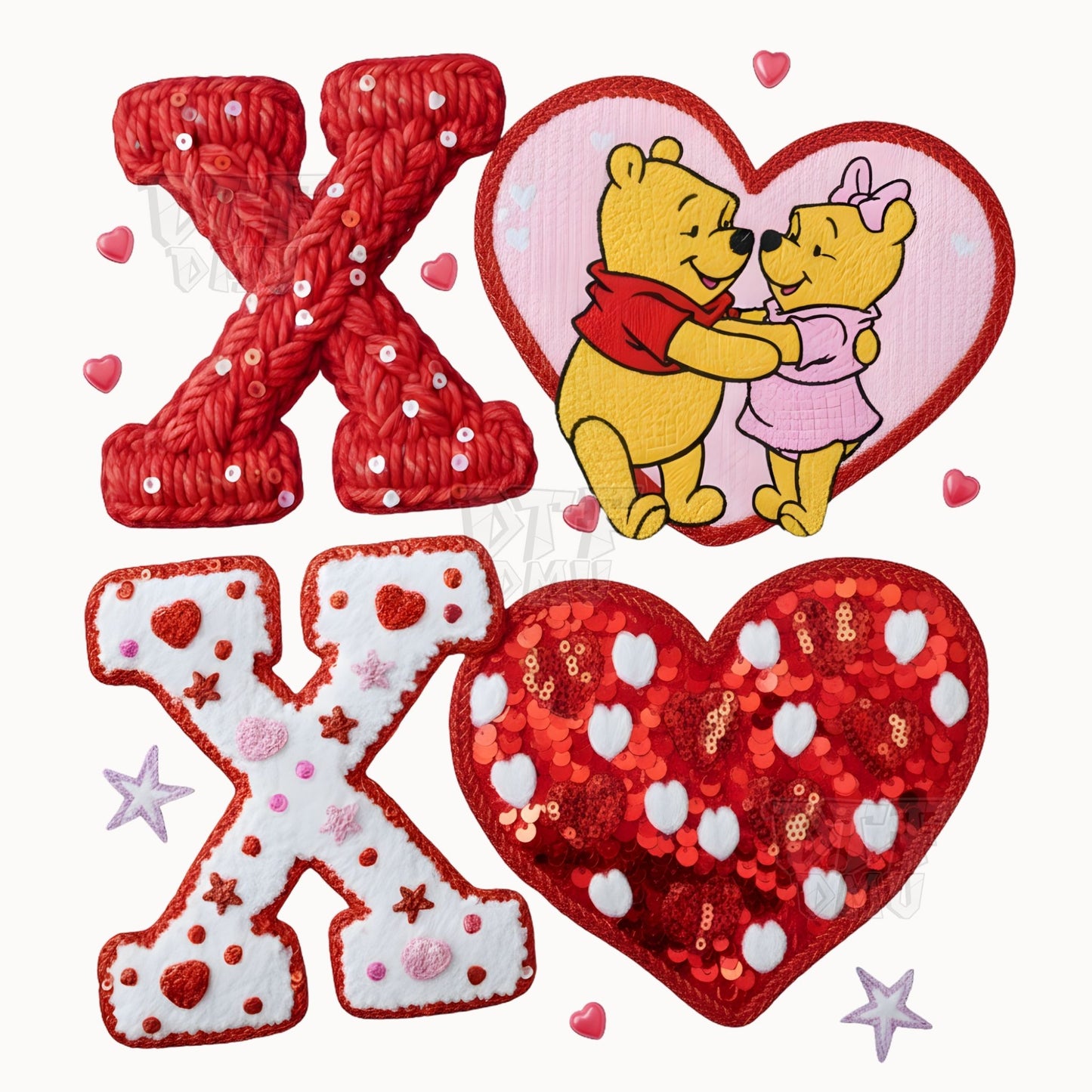 XOXO Valentine's Day DTF Transfer Print Only