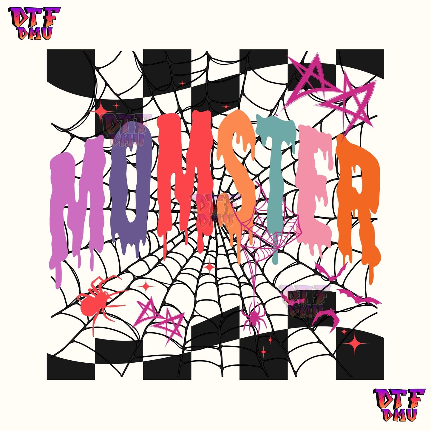 Momster Halloween (DTF Ready to Apply Transfer Print)