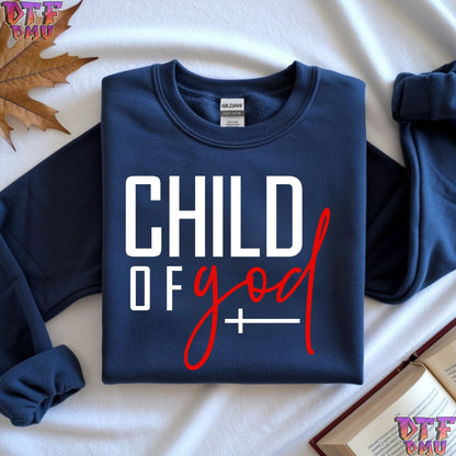 CHILD OF GOD Christian DTF Transfer Print.