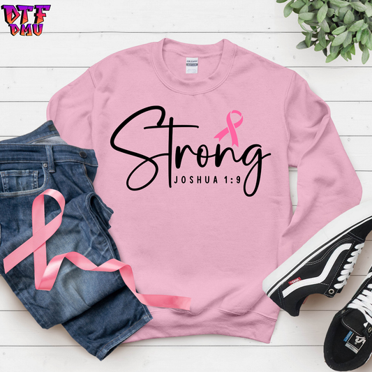 STRONG Joshua 1:9 Quote  DTF Transfer Print.