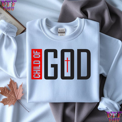 CHILD OF GOD Christian DTF Transfer Print.