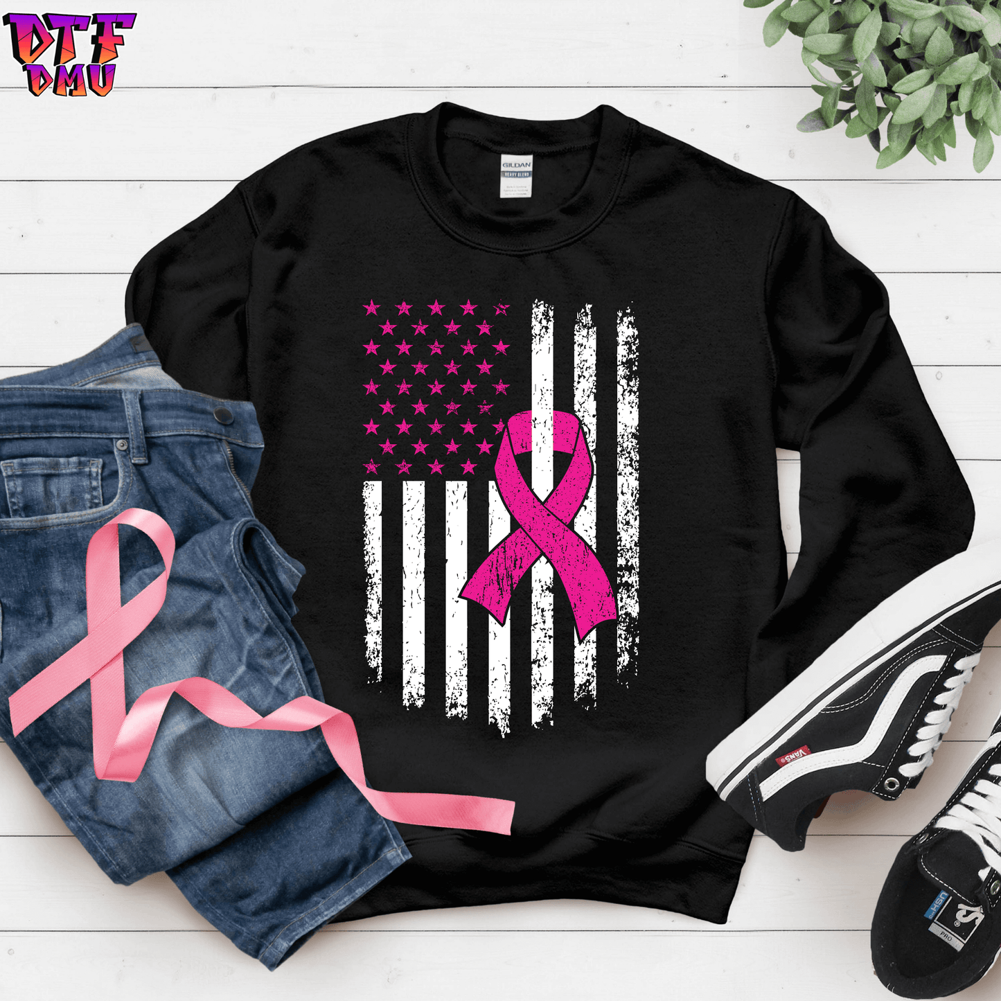 CANCER (FLAG) DTF Transfer Print.