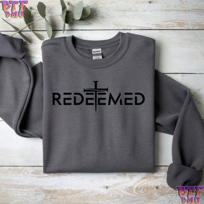REDEEMED Christian DTF Transfer Print.