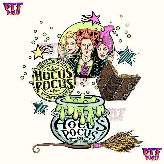 HOCUS POCUS (DTF Ready to Apply Transfer Print)