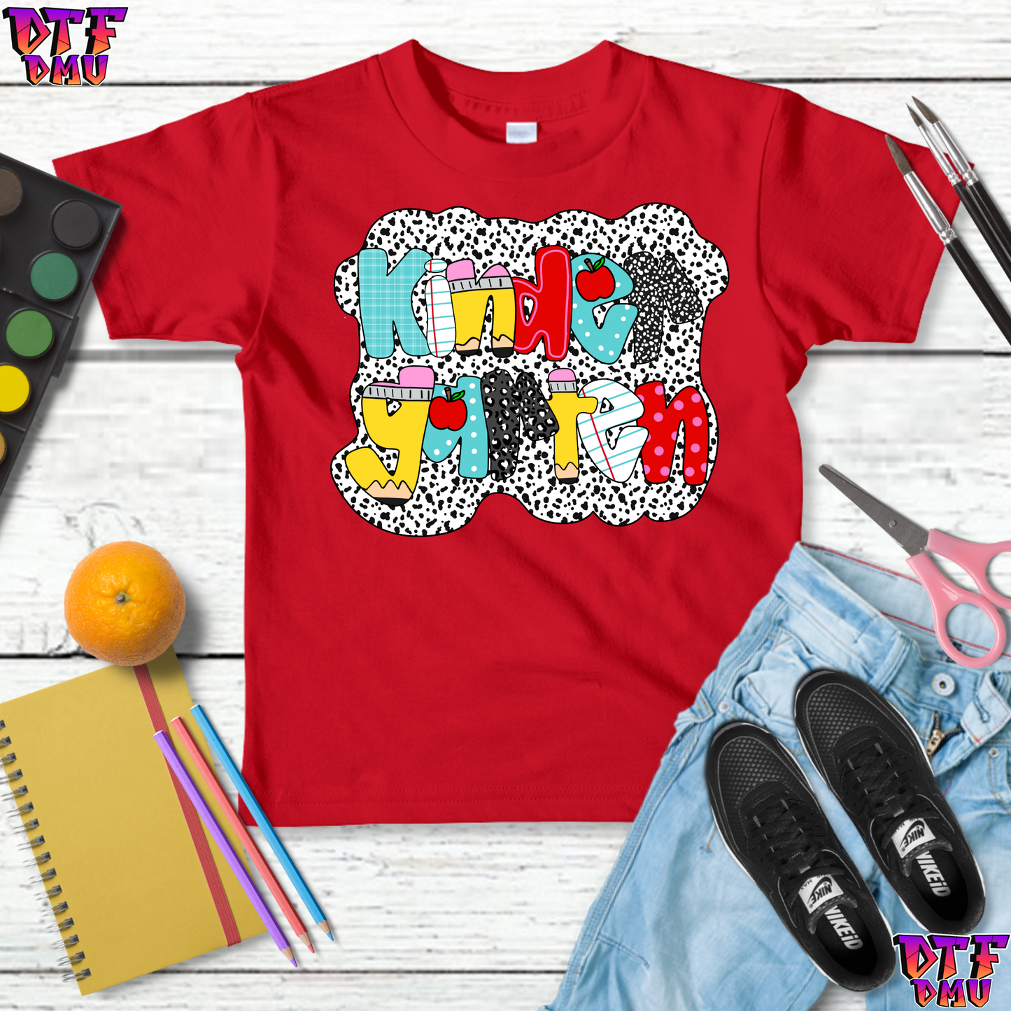Back to School DTF Transfer Print