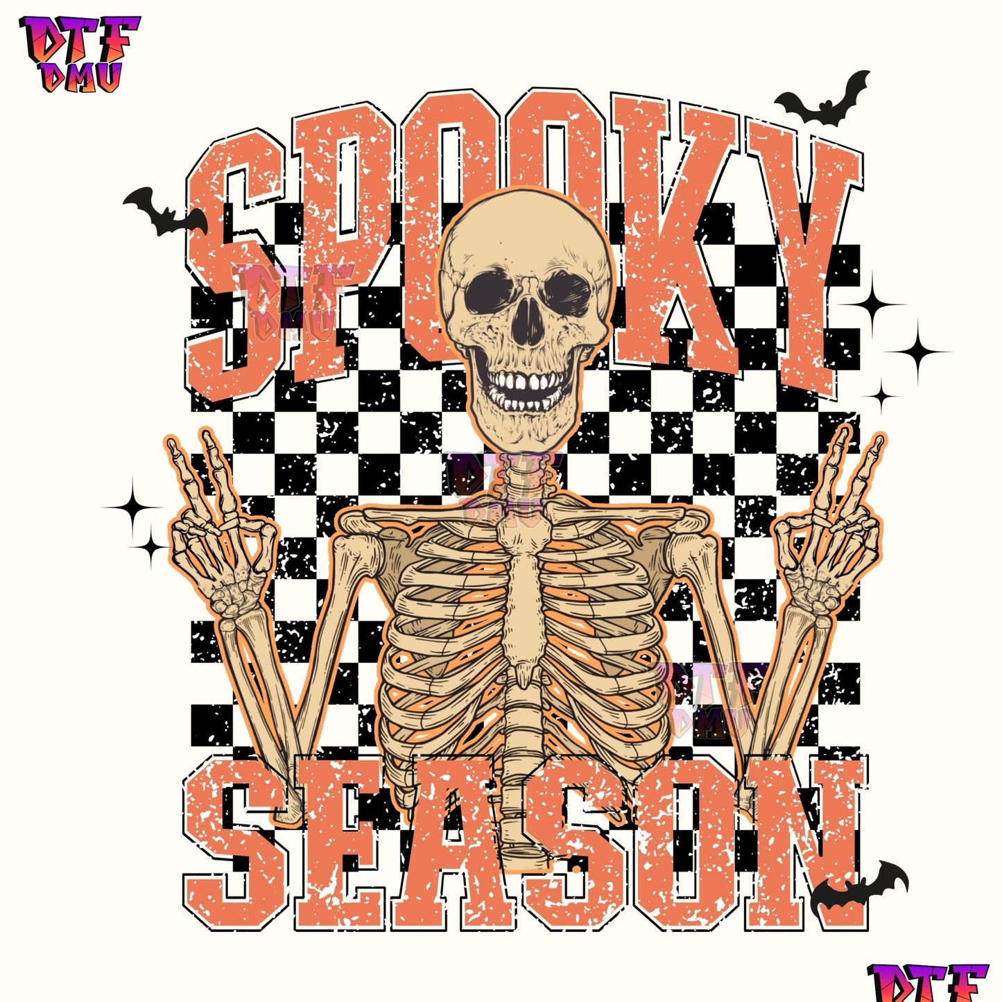 Spooky Season Halloween (DTF Ready to Apply Transfer Print)