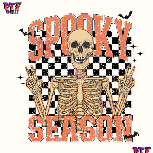 Spooky Season Halloween (DTF Ready to Apply Transfer Print)