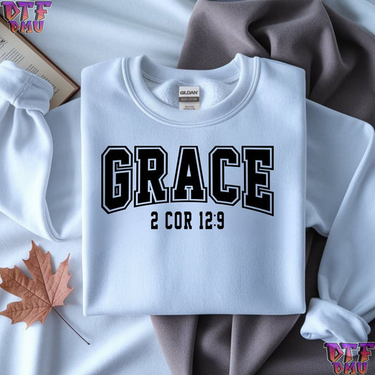 Grace Christian DTF Transfer Print.