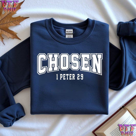 CHOSEN Christian DTF Transfer Print.