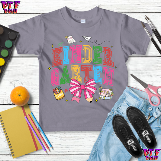 Cheer Bow Back To School DTF Transfer Print