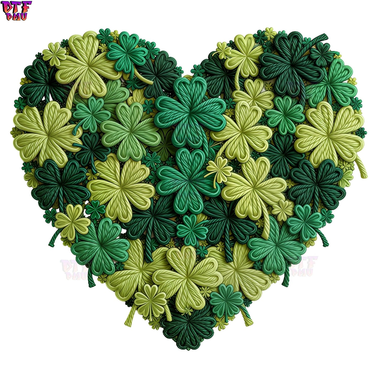 St. Patrick's Day Faux Yarn/Cochet DTF Transfer print Only.