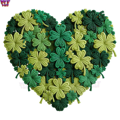 St. Patrick's Day Faux Yarn/Cochet DTF Transfer print Only.