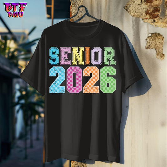 Senior Class Of 2026 Graduation DTF Transfer Print only.