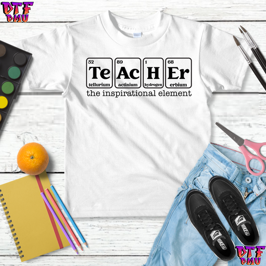TEACHER Back to School DTF Transfer Print