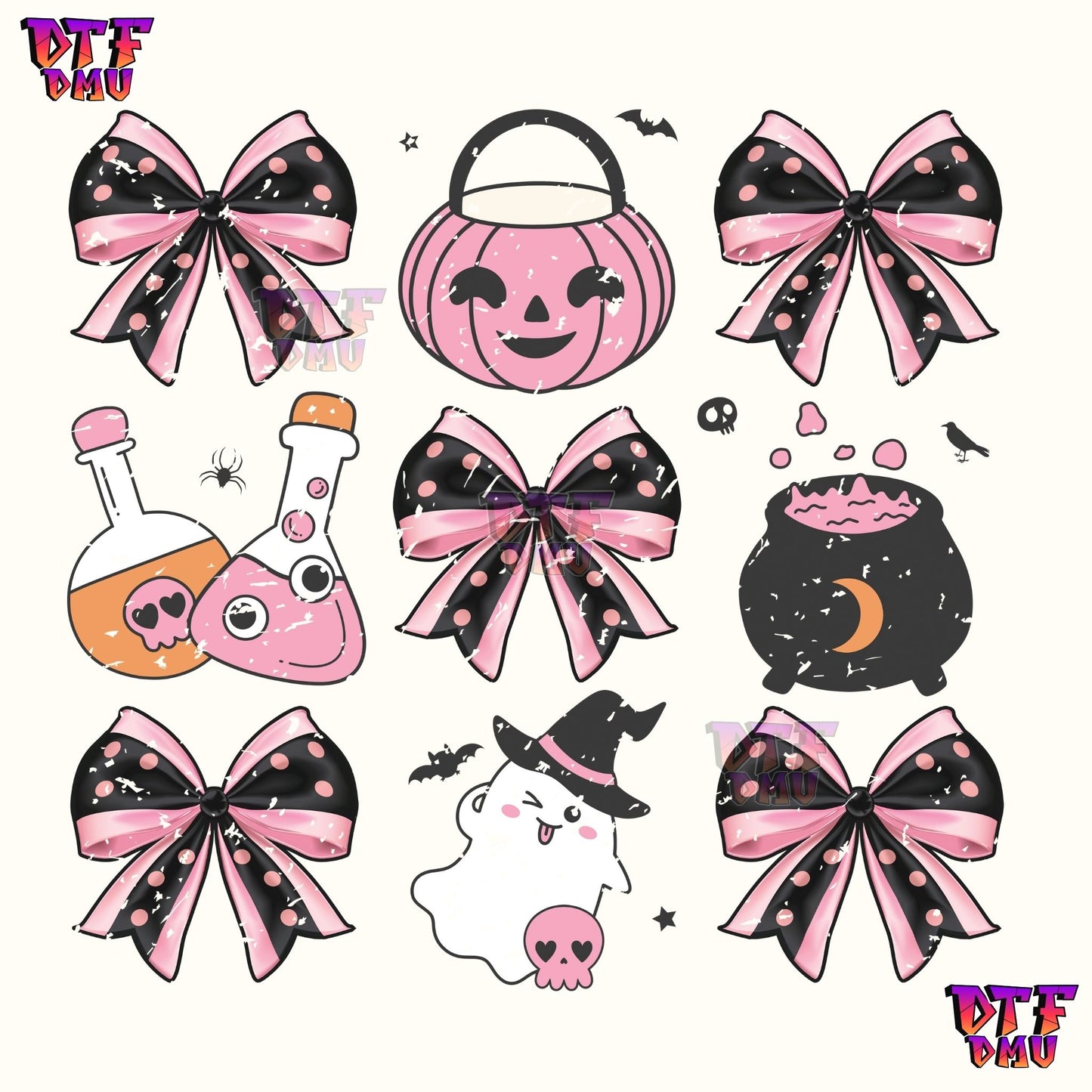 COQUETTE POTION & BOWS (DTF Ready to Apply Transfer Print)