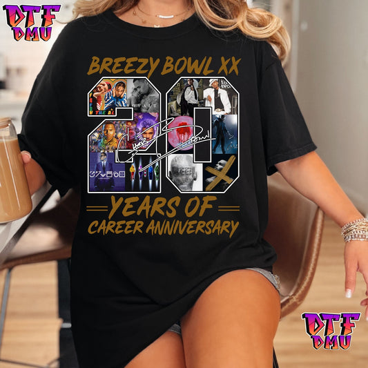 BREEZY BOWL 20 YEARS T-SHIRT