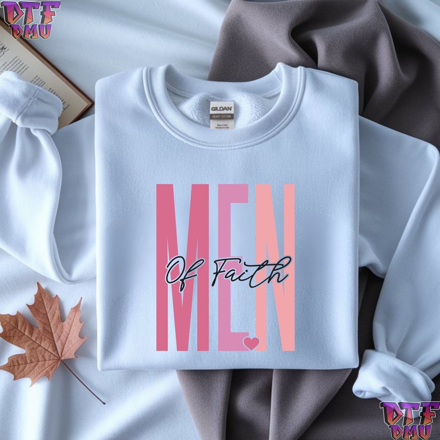 MEN Of Faith Christian DTF Transfer Print.