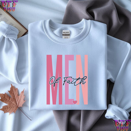 MEN Of Faith Christian DTF Transfer Print.