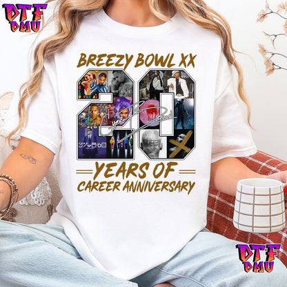 BREEZY BOWL 20 YEARS T-SHIRT