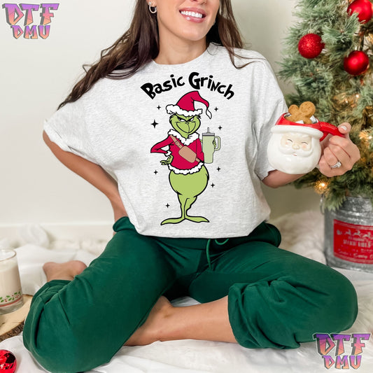 BASIC GRINCH T-SHIRT DTF Transfer Print Only