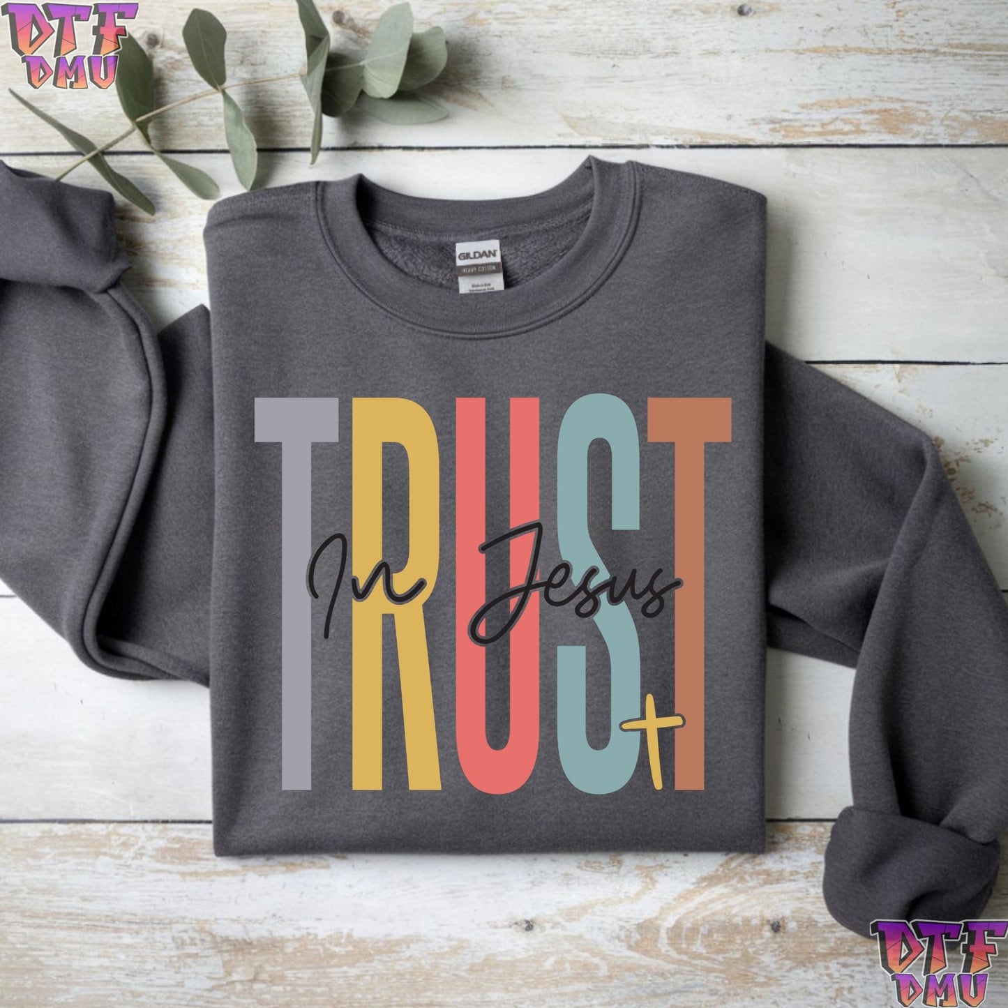TRUST In Jesus Christian DTF Transfer Print.