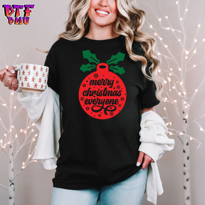 MERRY CHRISTMAS EVERYONE DTF Transfer Print Only