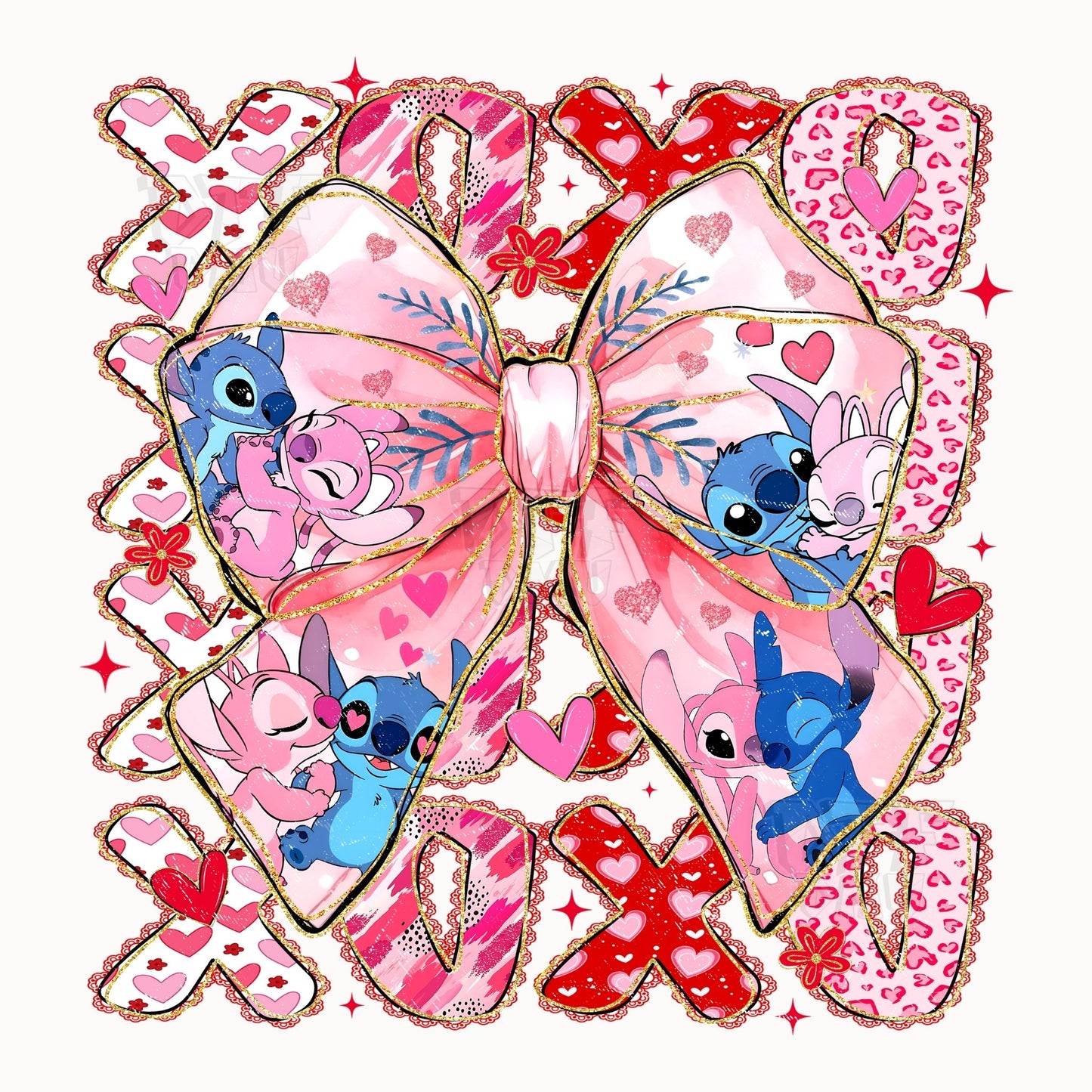 XOXO Valentine's Day DTF Transfer Print Only