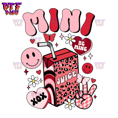Mama Mini Retro Valentine's Day DTF Transfer Print